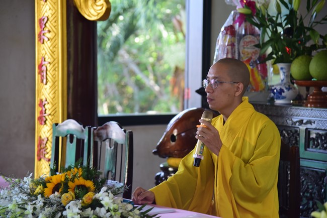 Three-Jewel Refuge Ceremony at  Bao Quang pagoda in Dong Nai