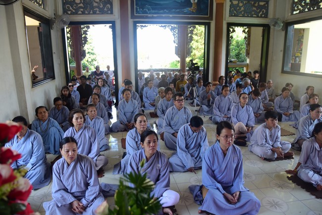 Three-Jewel Refuge Ceremony at  Bao Quang pagoda in Dong Nai