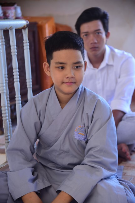 Three-Jewel Refuge Ceremony at  Bao Quang pagoda in Dong Nai