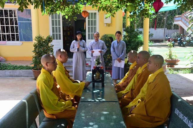 Three-Jewel Refuge Ceremony at  Bao Quang pagoda in Dong Nai