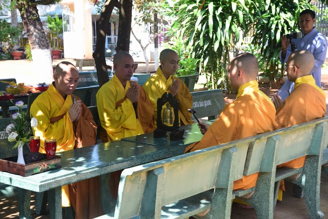 Three-Jewel Refuge Ceremony at  Bao Quang pagoda in Dong Nai