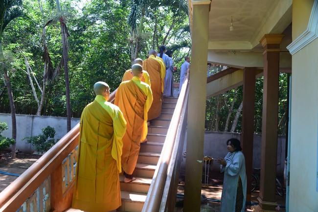Three-Jewel Refuge Ceremony at  Bao Quang pagoda in Dong Nai