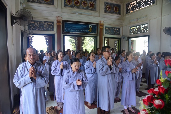 Three-Jewel Refuge Ceremony at  Bao Quang pagoda in Dong Nai