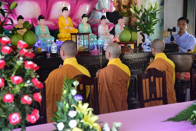 Three-Jewel Refuge Ceremony at  Bao Quang pagoda in Dong Nai