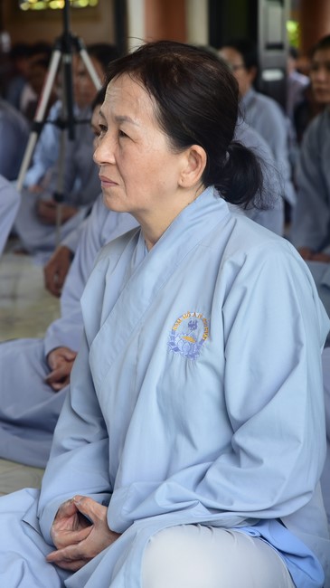 Three-Jewel Refuge Ceremony at  Bao Quang pagoda in Dong Nai
