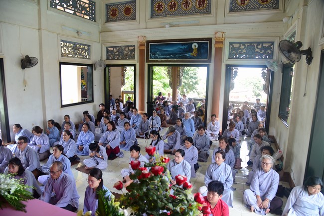 Three-Jewel Refuge Ceremony at  Bao Quang pagoda in Dong Nai