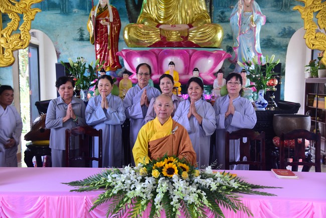 Three-Jewel Refuge Ceremony at  Bao Quang pagoda in Dong Nai
