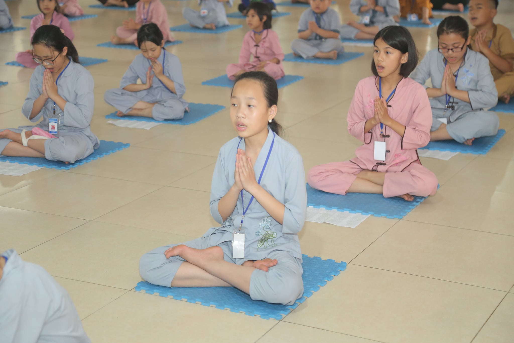 The retreat Sowing seeds lotus at Dong Cao Pagoda