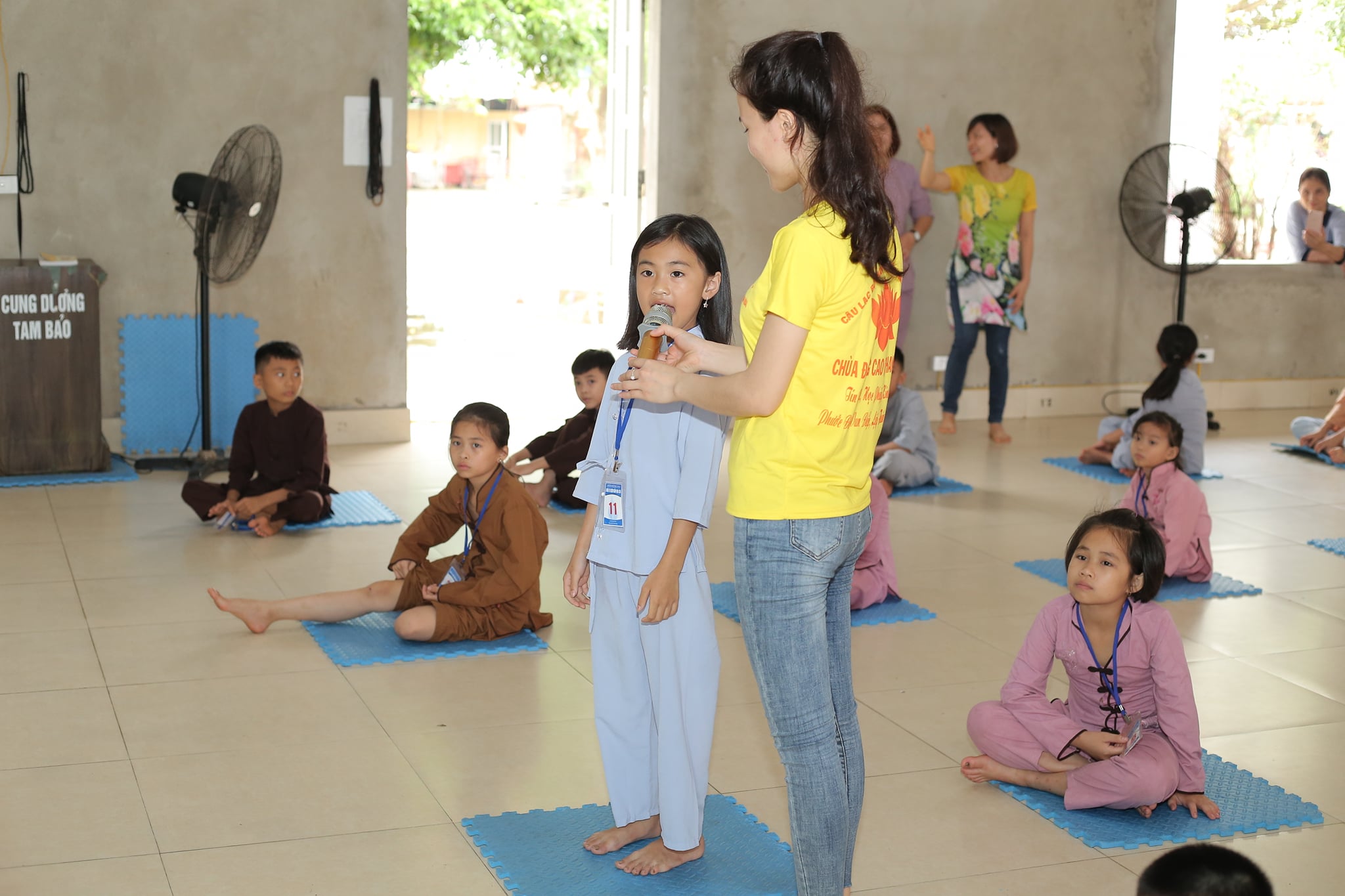 The retreat Sowing seeds lotus at Dong Cao Pagoda