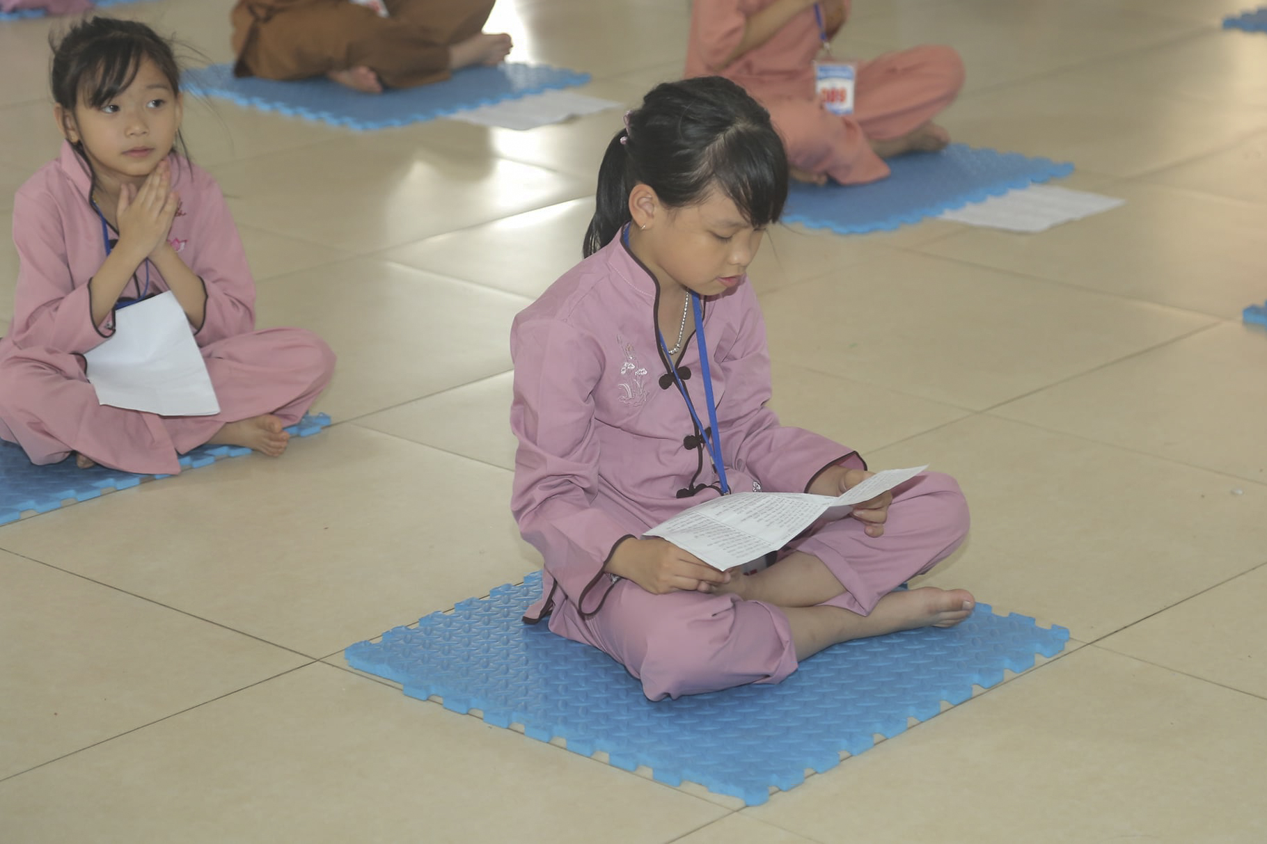 The retreat Sowing seeds lotus at Dong Cao Pagoda