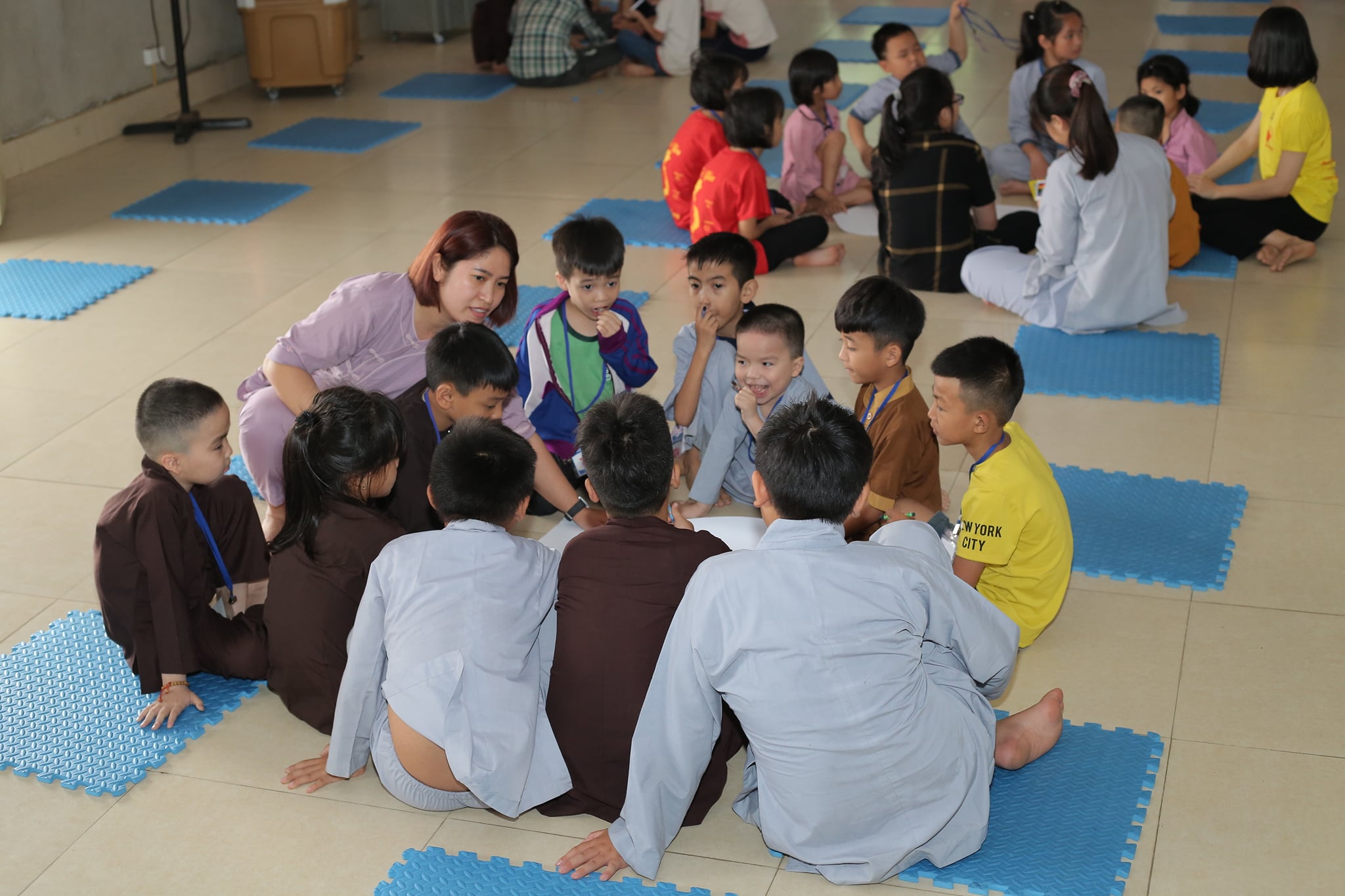 The retreat Sowing seeds lotus at Dong Cao Pagoda