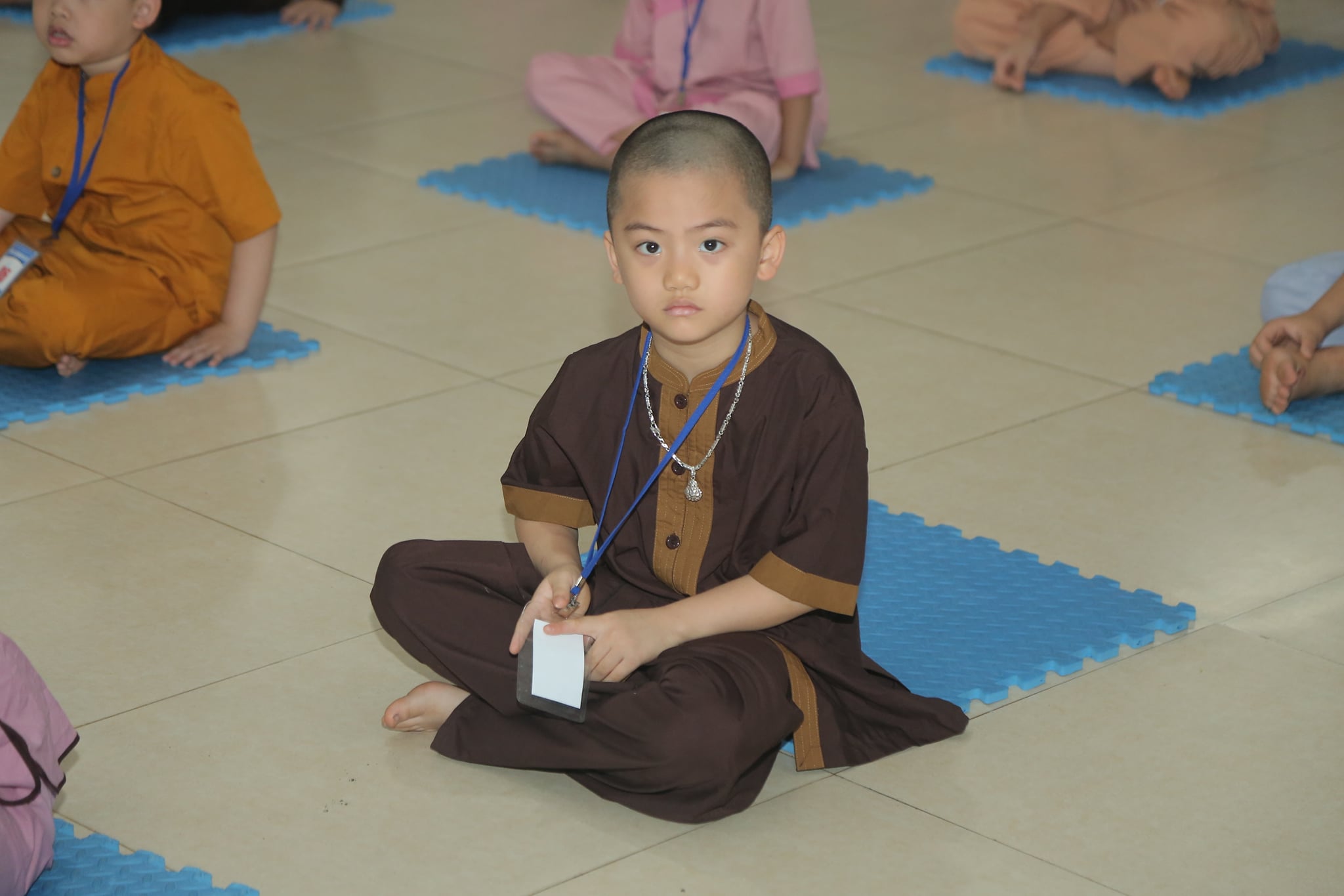 The retreat Sowing seeds lotus at Dong Cao Pagoda