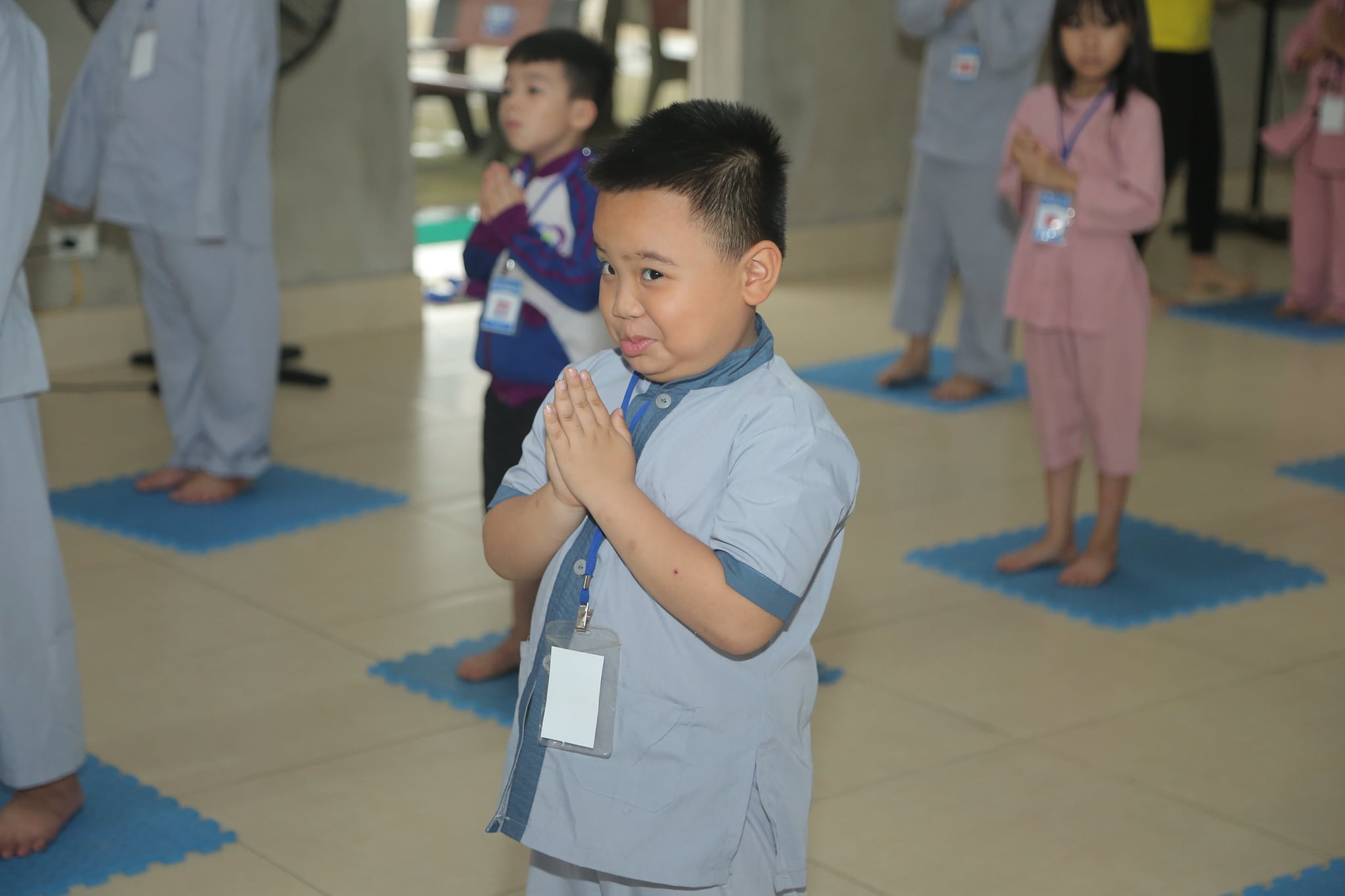 The retreat Sowing seeds lotus at Dong Cao Pagoda
