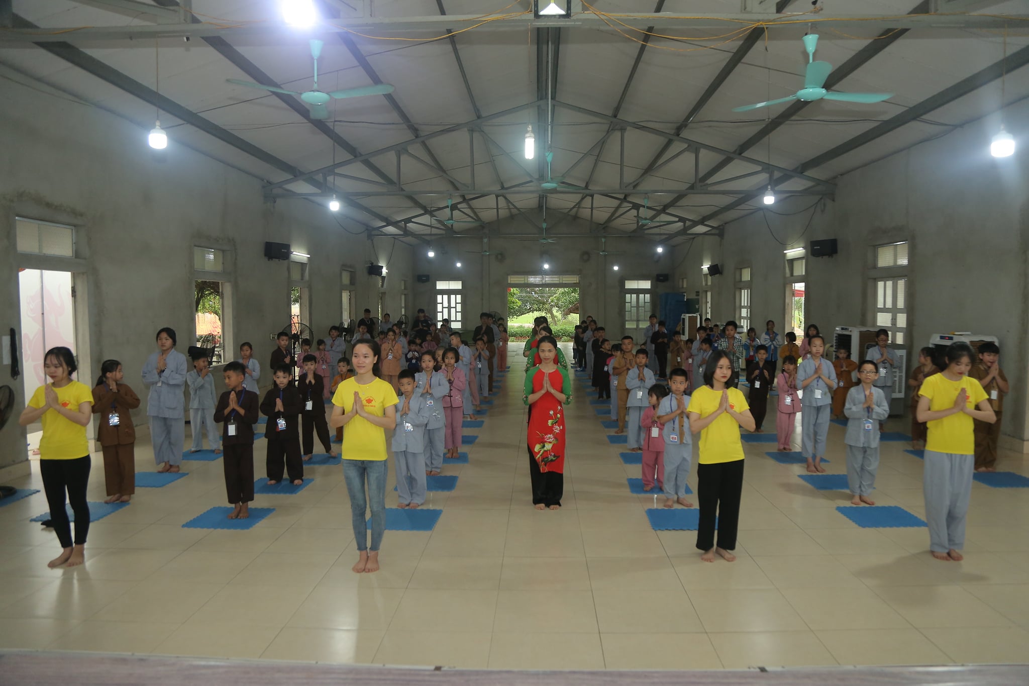 The retreat Sowing seeds lotus at Dong Cao Pagoda