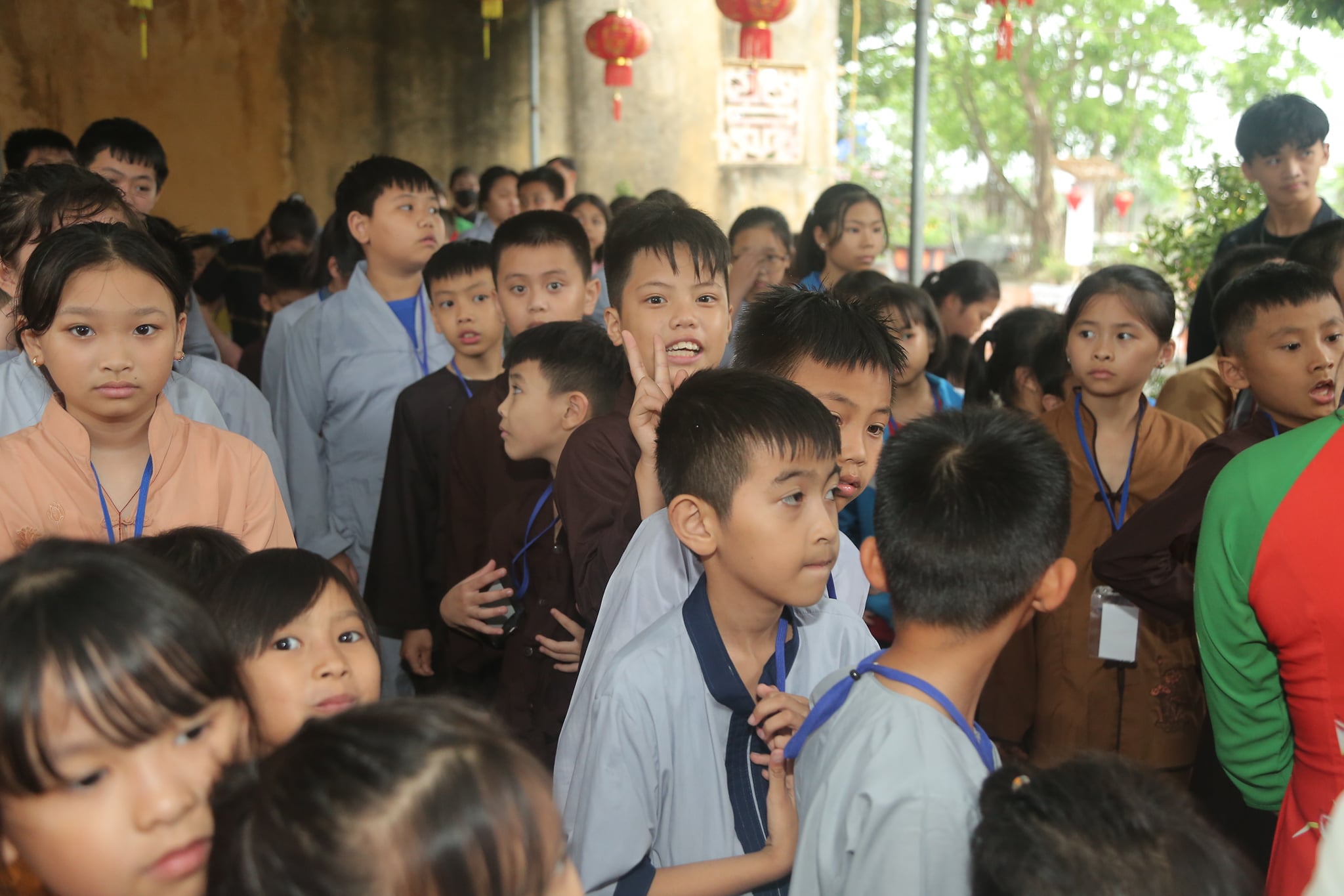 The retreat Sowing seeds lotus at Dong Cao Pagoda
