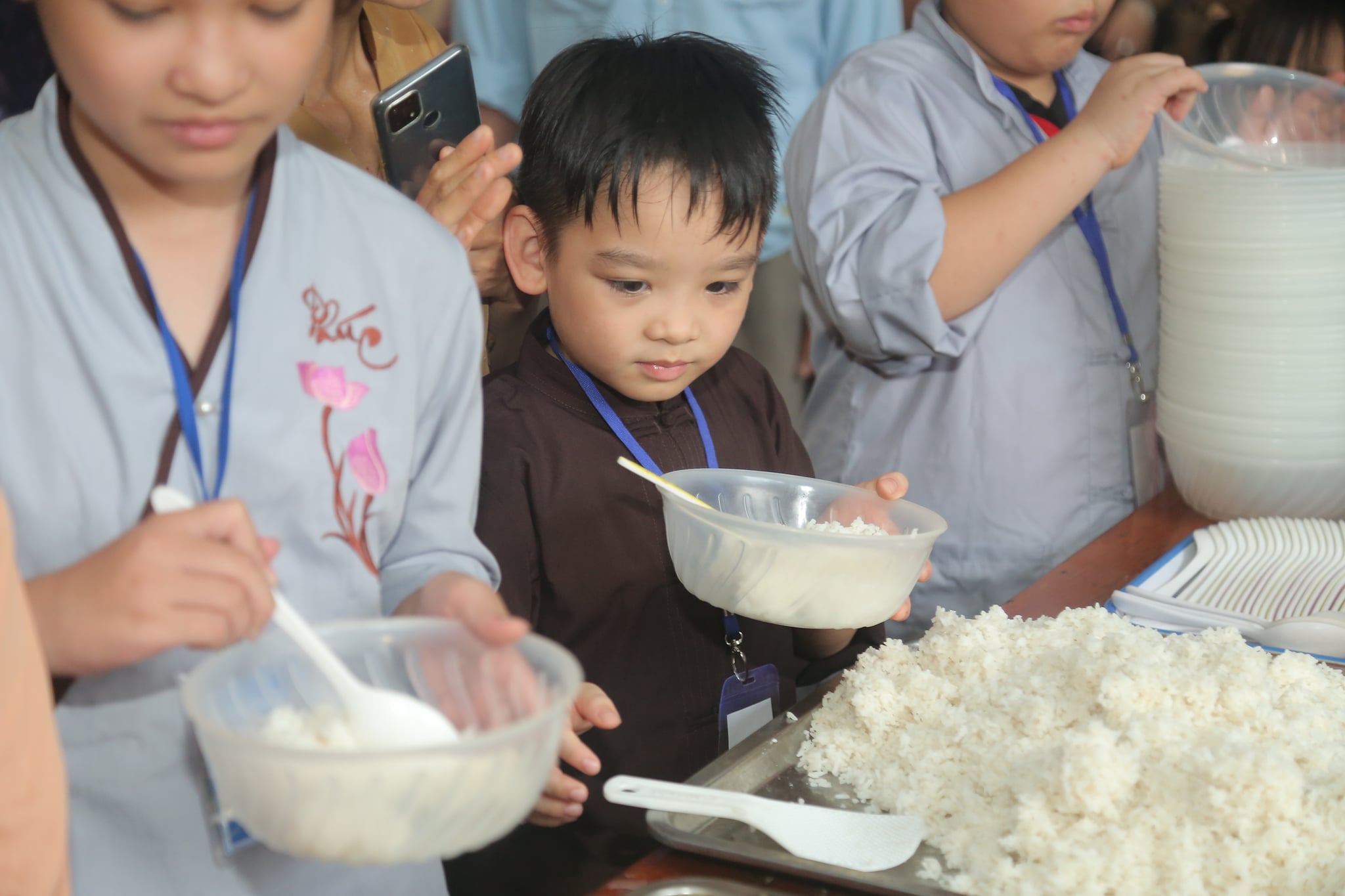 The retreat Sowing seeds lotus at Dong Cao Pagoda