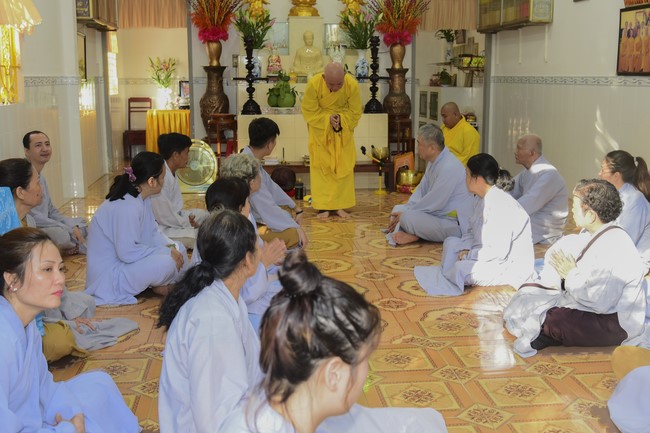 Repentant Ceremony at Minh Chat ashram in Can Tho