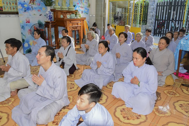Repentant Ceremony at Minh Chat ashram in Can Tho