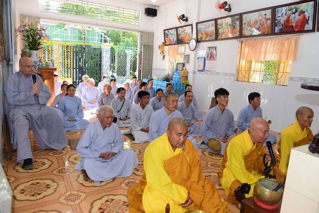 Repentant Ceremony at Minh Chat ashram in Can Tho