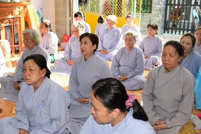 Repentant Ceremony at Minh Chat ashram in Can Tho