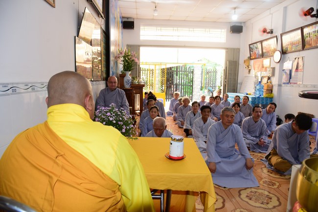 Repentant Ceremony at Minh Chat ashram in Can Tho