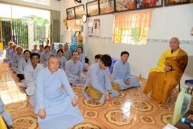 Repentant Ceremony at Minh Chat ashram in Can Tho
