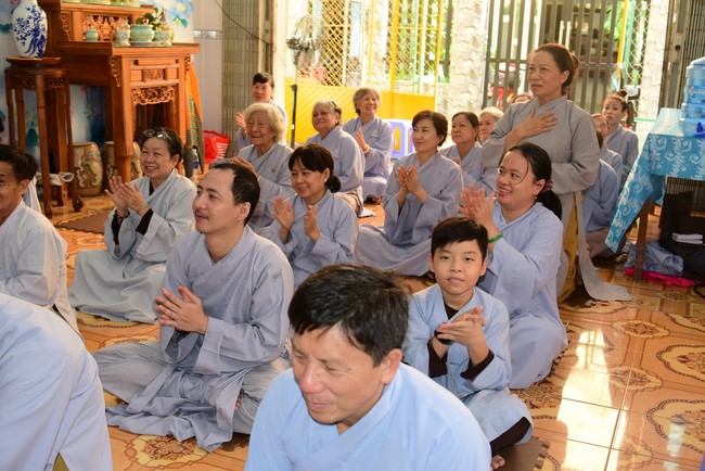 Repentant Ceremony at Minh Chat ashram in Can Tho