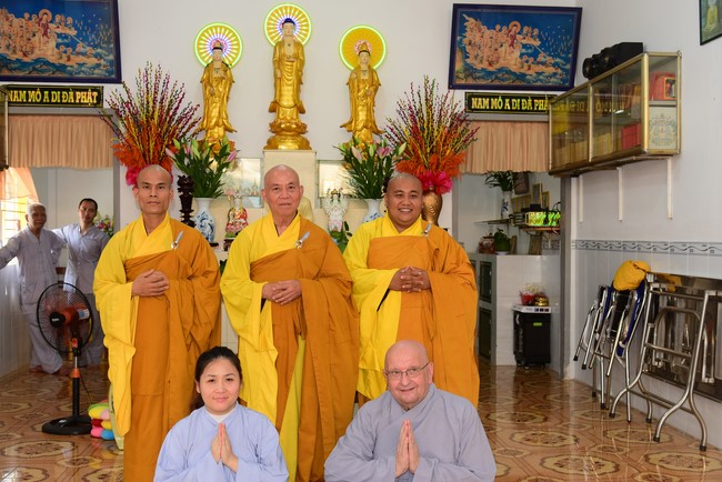 Repentant Ceremony at Minh Chat ashram in Can Tho