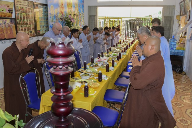 Repentant Ceremony at Minh Chat ashram in Can Tho