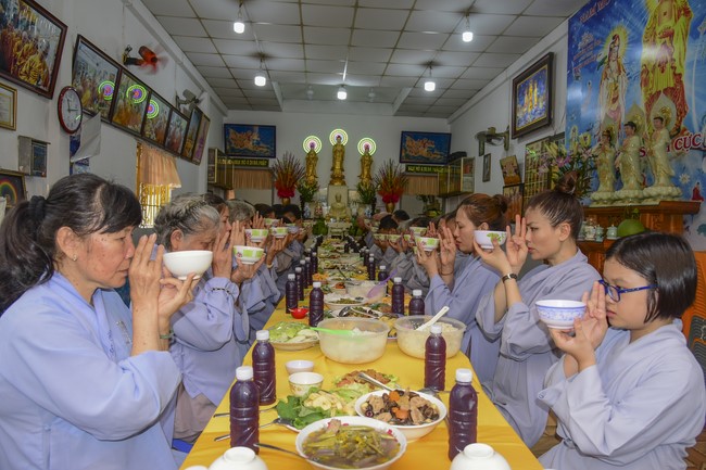 Repentant Ceremony at Minh Chat ashram in Can Tho