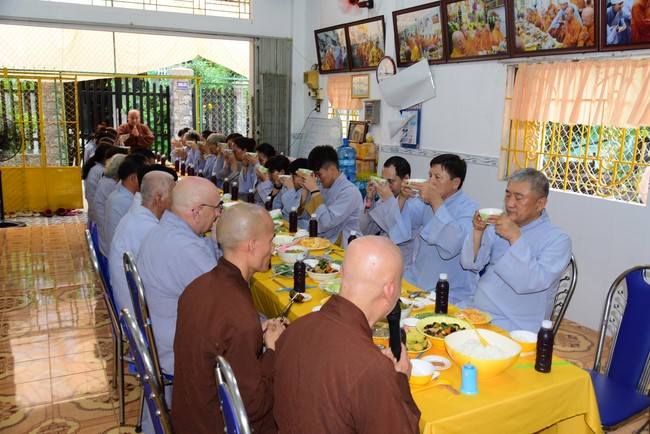 Repentant Ceremony at Minh Chat ashram in Can Tho