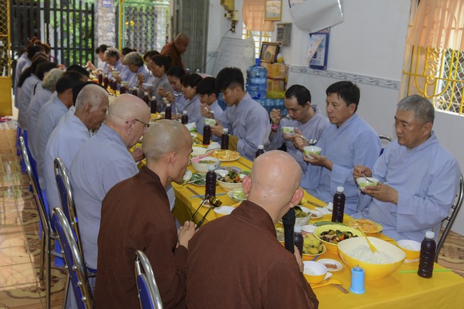 Repentant Ceremony at Minh Chat ashram in Can Tho