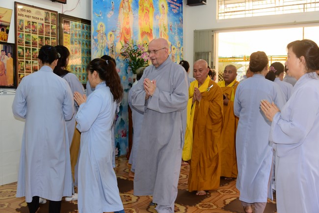 Repentant Ceremony at Minh Chat ashram in Can Tho