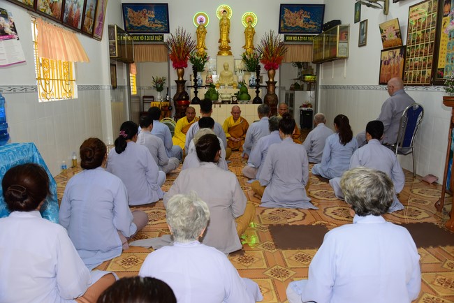 Repentant Ceremony at Minh Chat ashram in Can Tho