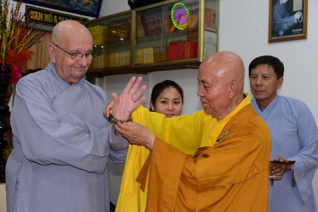 Repentant Ceremony at Minh Chat ashram in Can Tho