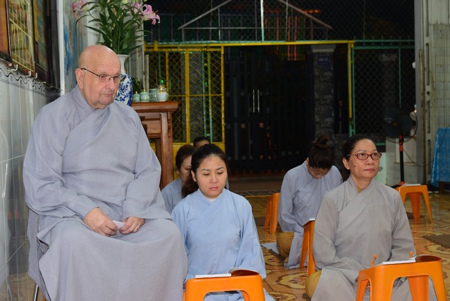 Repentant Ceremony at Minh Chat ashram in Can Tho