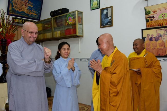 Repentant Ceremony at Minh Chat ashram in Can Tho