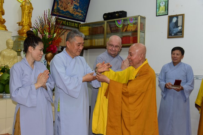 Repentant Ceremony at Minh Chat ashram in Can Tho