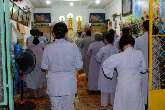 Repentant Ceremony at Minh Chat ashram in Can Tho