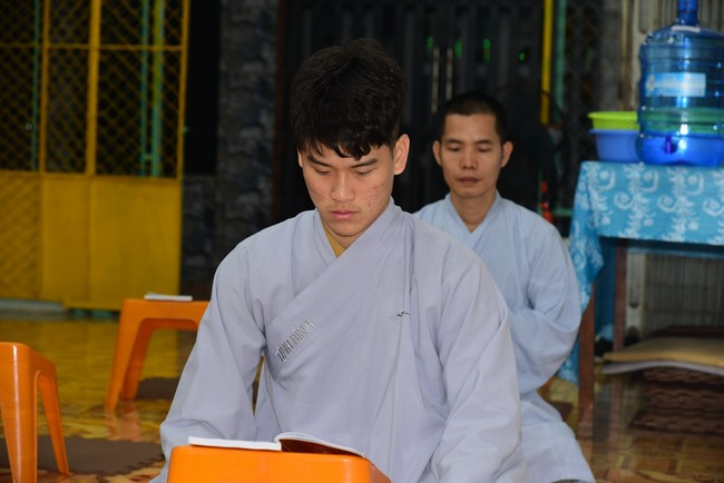 Repentant Ceremony at Minh Chat ashram in Can Tho