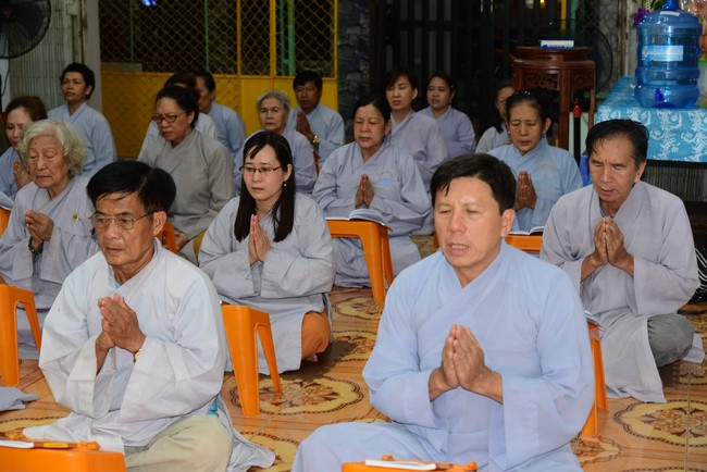 Repentant Ceremony at Minh Chat ashram in Can Tho