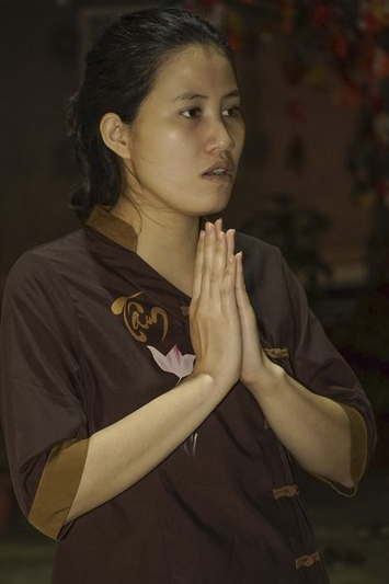 Prostrating five hundred names Bodhisattva Avalokitesvara at Dong Cao Pagoda