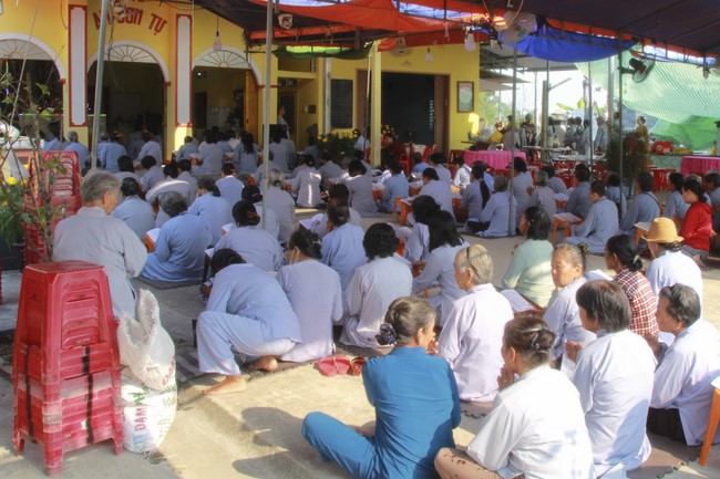 Ceremony of Settling Bodhisattva Avalokitesvara at An Son Pagoda, Quang Ngai.