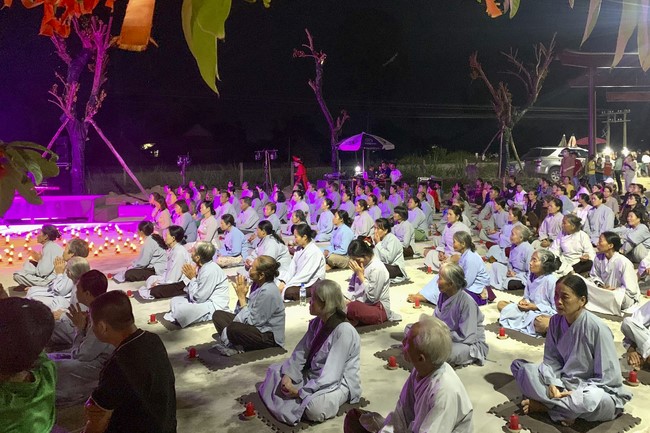 Ceremony of Settling Bodhisattva Avalokitesvara at An Son Pagoda, Quang Ngai.
