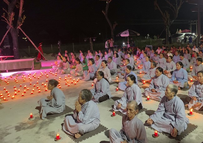 Ceremony of Settling Bodhisattva Avalokitesvara at An Son Pagoda, Quang Ngai.