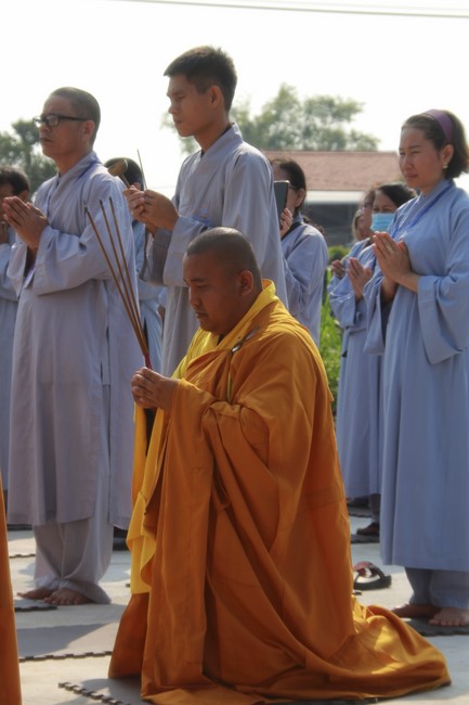 Ceremony of Settling Bodhisattva Avalokitesvara at An Son Pagoda, Quang Ngai.