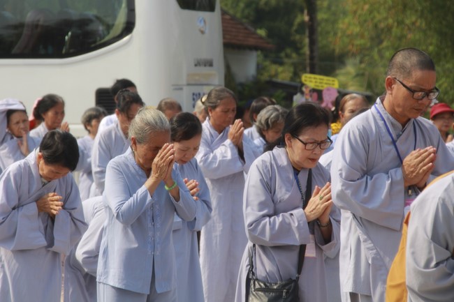 Ceremony of Settling Bodhisattva Avalokitesvara at An Son Pagoda, Quang Ngai.