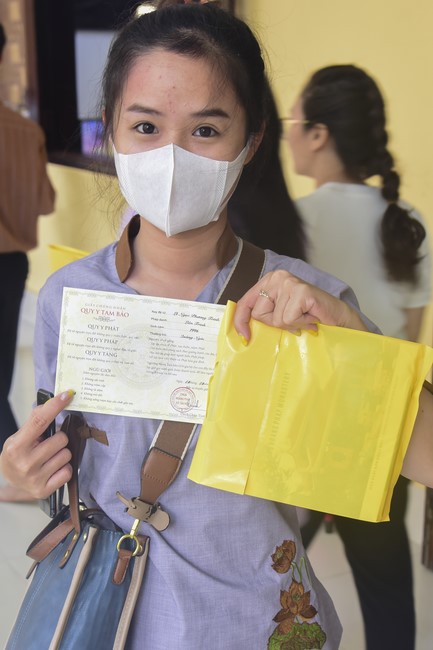 The 1st Three-Jewel Refuge Ceremony in 2021