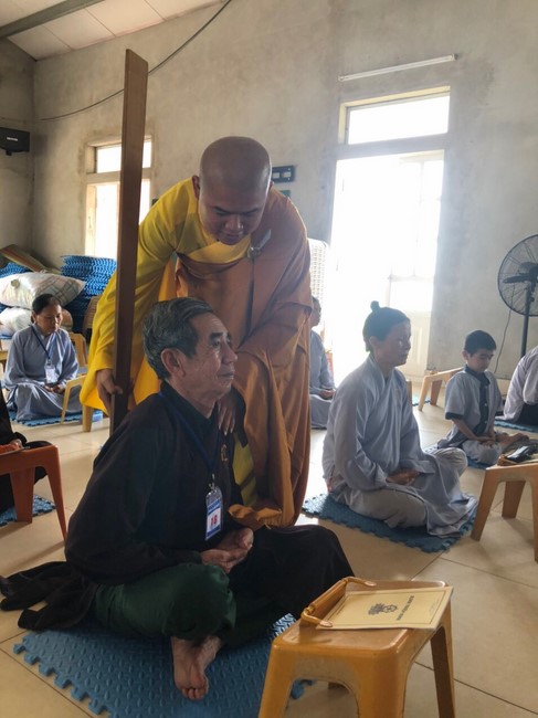 One - Day Retreat and Taking Refuge in the Triratna at Dong Cao pagoda