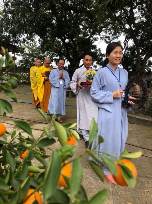 One - Day Retreat and Taking Refuge in the Triratna at Dong Cao pagoda